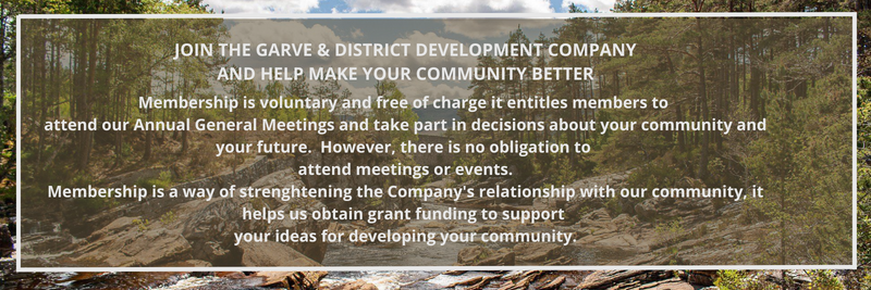 membership drive The Garve & District Development Company
